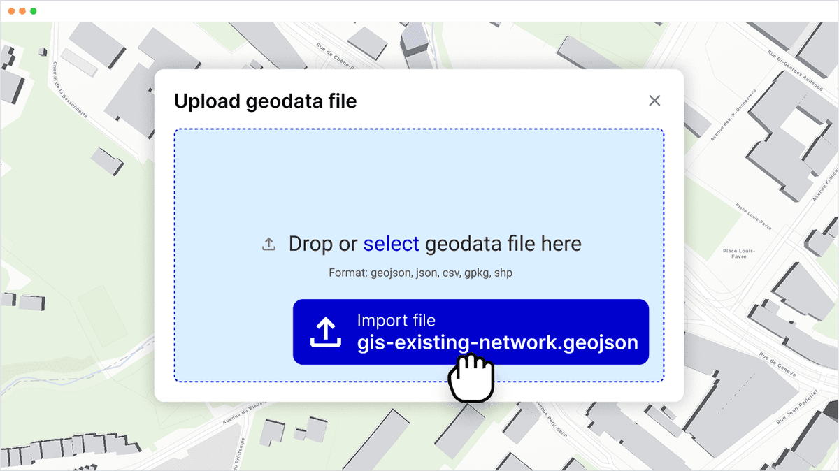 Télécharger un fichier de données géographiques